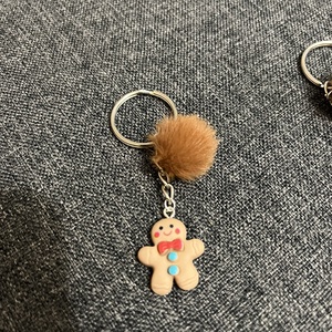 Mézi mézeskalács kulcstartó, Táska & Tok, Kulcstartó & Táskadísz, Kulcstartó, Gyöngyfűzés, gyöngyhímzés, MESKA