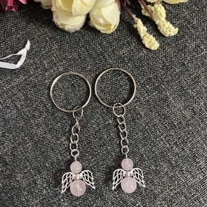 Angyal angyalka kulcstartó 2 db, Táska & Tok, Kulcstartó & Táskadísz, Kulcstartó, Gyöngyfűzés, gyöngyhímzés, MESKA