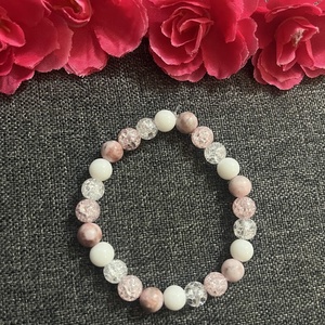 Ásványkarkötő , Ékszer, Karkötő, Gyöngyös karkötő, Ékszerkészítés, MESKA