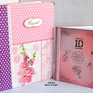 Egyedi napló és nagyméretű receptkönyv - LEFOGLALVA!!! -  - Meska.hu