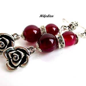 Romantikus álmodozás kollekció 1.-ásvány fülbevaló -  - Meska.hu