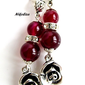 Romantikus álmodozás kollekció 1.-ásvány fülbevaló -  - Meska.hu