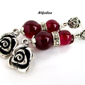 Romantikus álmodozás kollekció 1.-ásvány fülbevaló -  - Meska.hu