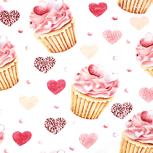 Bájos, muffin mintás újraszalvéta, uzsis szalvéta, szendvics csomagoló (g016n) - otthon & életmód - konyhafelszerelés, tálalás - konyhai textil - szalvéta - Meska.hu