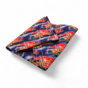 Coca Cola kamion, karácsonyi mintájú újraszalvéta, uzsis szalvéta, szendvics csomagoló (g022n) - otthon & életmód - konyhafelszerelés, tálalás - konyhai textil - szalvéta - Meska.hu
