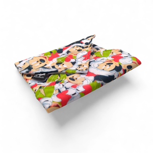 Mickey, karácsonyi mintájú újraszalvéta, uzsis szalvéta, szendvics csomagoló (g024k) - otthon & életmód - konyhafelszerelés, tálalás - konyhai textil - szalvéta - Meska.hu