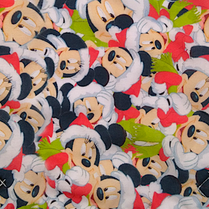 Mickey, karácsonyi mintájú újraszalvéta, uzsis szalvéta, szendvics csomagoló (g024k) - otthon & életmód - konyhafelszerelés, tálalás - konyhai textil - szalvéta - Meska.hu