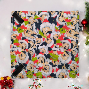 Mickey, karácsonyi mintájú újraszalvéta, uzsis szalvéta, szendvics csomagoló (g024k) - Meska.hu