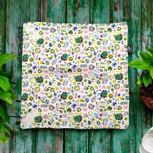 Zero waste újraszalvéta, uzsis szalvéta, szendvics csomagoló, Otthon & Életmód, Konyhafelszerelés, tálalás, Konyhai textil, Szalvéta, Varrás, MESKA
