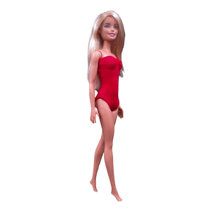 Piros body, dressz, fürdőruha- ruha barbie típusú babákhoz (a014pr) - játék & sport - baba & babaház - barbie ruhák - Meska.hu