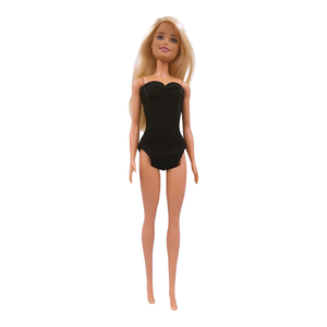 Fekete body, dressz, fürdőruha- ruha barbie típusú babákhoz (a014fk) - játék & sport - baba & babaház - barbie ruhák - Meska.hu