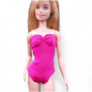 Pink body, dressz, fürdőruha- ruha barbie típusú babákhoz (a014pk) - játék & sport - baba & babaház - barbie ruhák - Meska.hu