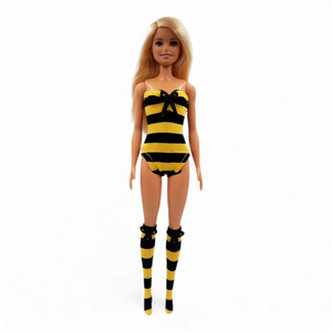 Méhecske body, dressz, fürdőruha- ruha barbie típusú babákhoz (a014mh) - játék & sport - baba & babaház - barbie ruhák - Meska.hu
