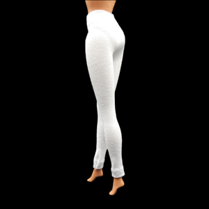 Fehér barbie nadrág, harisnya, leggings  - ruha barbie típusú babákhoz (a032fh) - játék & sport - baba & babaház - barbie ruhák - Meska.hu