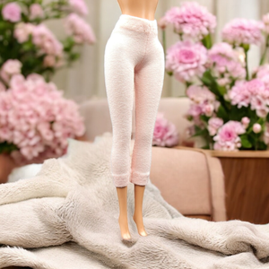 Barackszínű barbie capri nadrág, harisnya, leggings  - ruha barbie típusú babákhoz (a036br), Játék & Sport, Baba & babaház, Barbie ruhák, Varrás, MESKA
