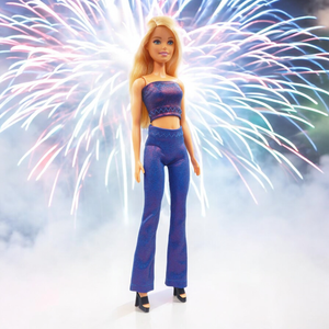 Varázslatos, színváltós liláskék barbie ruha szett  - ruha barbie típusú babákhoz (a038lk), Játék & Sport, Baba & babaház, Barbie ruhák, Varrás, MESKA