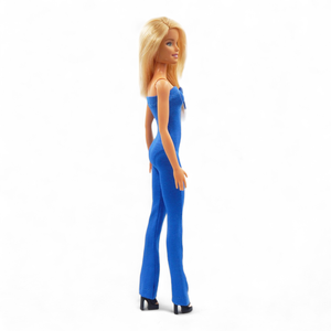 Királykék trapéz szárú overall  - ruha barbie típusú babákhoz (a053kk) - játék & sport - baba & babaház - barbie ruhák - Meska.hu