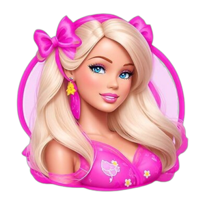 Oversized rövid barbie póló, barbie mintával- ruha barbie típusú babákhoz (a034bl) - játék & sport - baba & babaház - barbie ruhák - Meska.hu