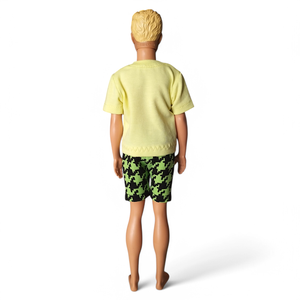 Fiú póló, Ken póló, Stitch mintával- ruha barbie típusú babákhoz (f007ss) - játék & sport - baba & babaház - barbie ruhák - Meska.hu