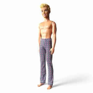 Egyenes szárú apró kockás Ken nadrág (f004pk)- ruhák barbie típusú FIÚ babákhoz! - játék & sport - baba & babaház - barbie ruhák - Meska.hu