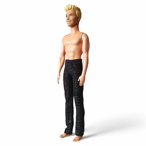 Egyenes szárú fényes fekete Ken nadrág- ruha barbie típusú FIÚ babákhoz (f004sf) - játék & sport - baba & babaház - barbie ruhák - Meska.hu