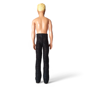 Egyenes szárú fényes fekete Ken nadrág- ruha barbie típusú FIÚ babákhoz (f004sf) - játék & sport - baba & babaház - barbie ruhák - Meska.hu