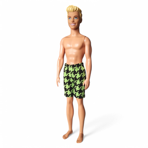 Vászon térdnadrág, Ken nadrág, Minecraft mintás- ruha barbie típusú FIÚ babákhoz (f005mc) - játék & sport - baba & babaház - barbie ruhák - Meska.hu