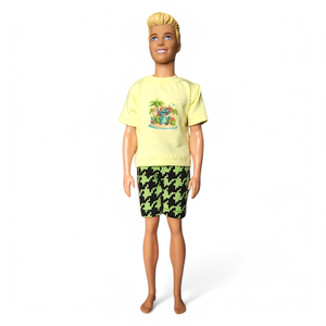 Vászon térdnadrág, Ken nadrág, Minecraft mintás- ruha barbie típusú FIÚ babákhoz (f005mc) - játék & sport - baba & babaház - barbie ruhák - Meska.hu