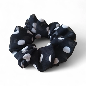 Pöttyös organza scrunchie / scrunchy hajgumi - ruha & divat - hajdísz & hajcsat - hajgumi - Meska.hu