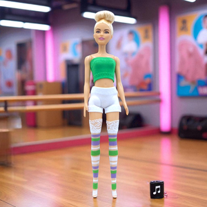 K-pop táncruha, fellépőruha szett barbie típusú babákhoz (a085zf) - Meska.hu