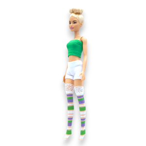 K-pop táncruha, fellépőruha szett barbie típusú babákhoz (a085zf) - játék & sport - baba & babaház - barbie ruhák - Meska.hu