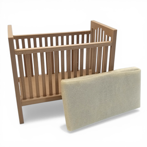 Sötét fa színű kiságy babaházba barbie babákhoz, matraccal 1/6 (j001sf) - játék & sport - baba & babaház - játékbaba, babakellék - Meska.hu