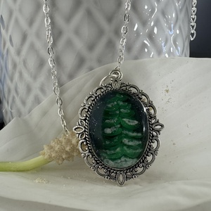 Karácsony éjjel - nyaklánc  - ékszer - nyaklánc - medálos nyaklánc - Meska.hu