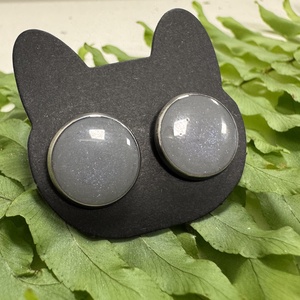 Monokróm fülbevaló szett - ékszer - fülbevaló - pötty fülbevaló - Meska.hu