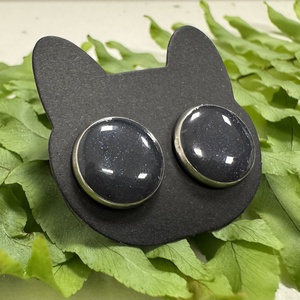 Monokróm fülbevaló szett - ékszer - fülbevaló - pötty fülbevaló - Meska.hu