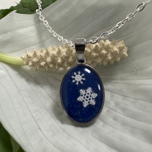 Karácsonyi havazás nyaklánc, Ékszer, Nyaklánc, Medálos nyaklánc, , MESKA