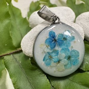 Kékség - medál, Ékszer, Nyaklánc, Medál, Ékszerkészítés, MESKA