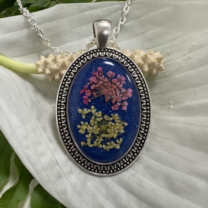 Éjjeli tündérkert nyaklánc, Ékszer, Nyaklánc, Medálos nyaklánc, Ékszerkészítés, MESKA