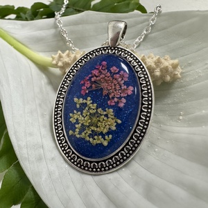 Éjjeli tündérkert nyaklánc - ékszer - nyaklánc - medálos nyaklánc - Meska.hu