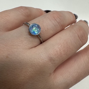 Hajnali harmat gyűrű - ékszer - gyűrű - vékony gyűrű - Meska.hu