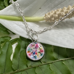 Virágtenger nyaklánc , Ékszer, Nyaklánc, Medálos nyaklánc, Ékszerkészítés, MESKA