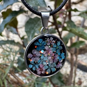 Éjféli virágzás nyaklánc  - ékszer - nyaklánc - medálos nyaklánc - Meska.hu