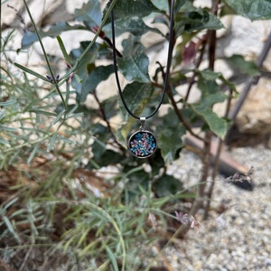 Éjféli virágzás nyaklánc  - ékszer - nyaklánc - medálos nyaklánc - Meska.hu