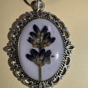 Levendula - nyaklánc  - ékszer - nyaklánc - medálos nyaklánc - Meska.hu