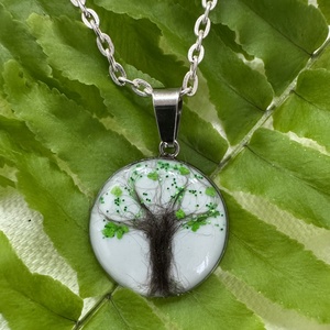 Kisállat szőrrel készült egyedi emlékőr medál nyakláncon, Ékszer, Nyaklánc, Medálos nyaklánc, Ékszerkészítés, MESKA