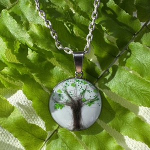 Kisállat szőrrel készült egyedi emlékőr medál nyakláncon - ékszer - nyaklánc - medálos nyaklánc - Meska.hu