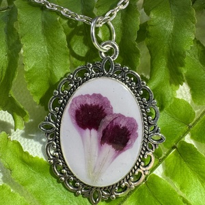 Nagy szegfű - nyaklánc, Ékszer, Nyaklánc, Medálos nyaklánc, Ékszerkészítés, MESKA