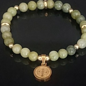 Ásványkarkötő, Ékszer, Karkötő, Ásványkarkötő, Gyöngyfűzés, gyöngyhímzés, MESKA