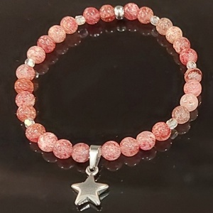 Ásványkarkötő, Ékszer, Karkötő, Ásványkarkötő, Gyöngyfűzés, gyöngyhímzés, MESKA