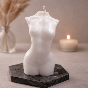 Női test gyertya � kézzel készült szoborgyertya - otthon & életmód - gyertya, illat, aroma - gyertya - Meska.hu